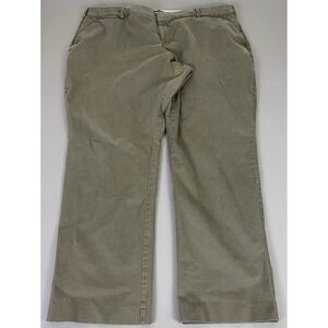 Lands‎ End Chino Pants Women's Plus Size 26W Fit 2 Straight Leg Khaki Cotton